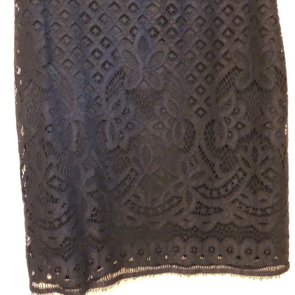 ISSAC-Black lace pull over dress. - Picture 2 of 3